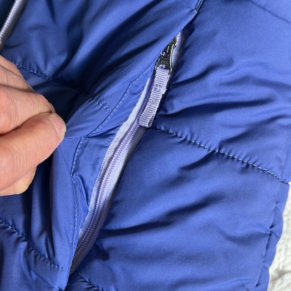 Columbia Blue Hooded puffer Jacket youth sz M(10-12) - Picture 13 of 13